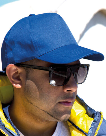 Result Caps Houston 5-Panel Printers Cap, Yellow, One Size bedrucken, Art.-Nr. 080346000