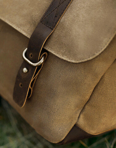 Quadra Heritage Waxed Canvas Backpack, Desert Sand, One Size bedrucken, Art.-Nr. 081307420