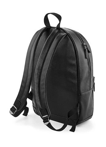 Bag Base Faux Leather Fashion Backpack, Black, One Size bedrucken, Art.-Nr. 083291010