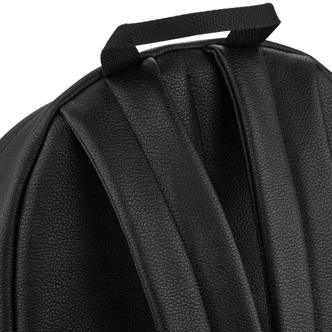 Bag Base Faux Leather Fashion Backpack, Black, One Size bedrucken, Art.-Nr. 083291010