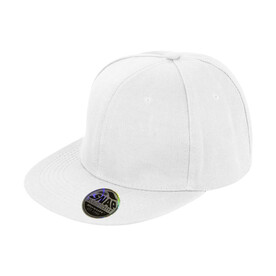 Result Caps Bronx Original Flat Peak Snap Back Cap, White, One Size bedrucken, Art.-Nr. 083340000 Result Caps Bronx Original Flat Peak Snap Back Cap, White, One Size bedrucken, Art.-Nr. 083340000