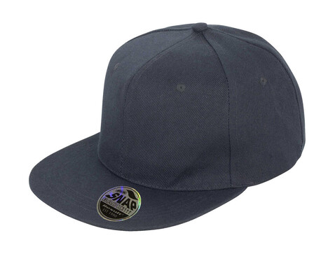 Result Caps Bronx Original Flat Peak Snap Back Cap, Black, One Size bedrucken, Art.-Nr. 083341010