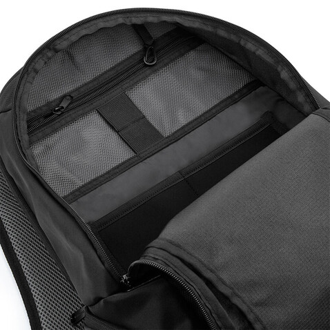 Quadra Vessel™ Slimline Laptop Backpack, Black, One Size bedrucken, Art.-Nr. 084301010