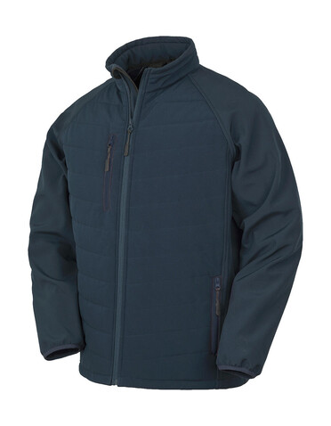 Result Compass Padded Softshell, Navy/Navy, L bedrucken, Art.-Nr. 084332485