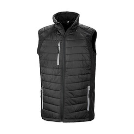 Result Compass Padded Softshell Gilet, Black/Grey, XS bedrucken, Art.-Nr. 085331512 Result Compass Padded Softshell Gilet, Black/Grey, XS bedrucken, Art.-Nr. 085331512