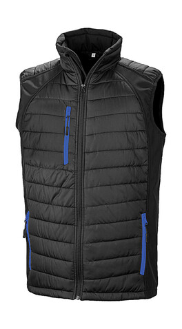 Result Compass Padded Softshell Gilet, Black/Royal, L bedrucken, Art.-Nr. 085331945 Result Compass Padded Softshell Gilet, Black/Royal, L bedrucken, Art.-Nr. 085331945