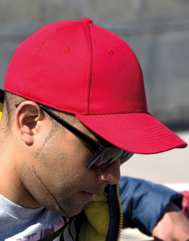 Result Caps Kansas Flex Cap, Red, S/M bedrucken, Art.-Nr. 085344000