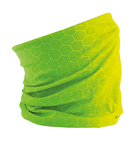 Beechfield Morf™ Geometric, Geo Lime, One Size bedrucken, Art.-Nr. 085695200