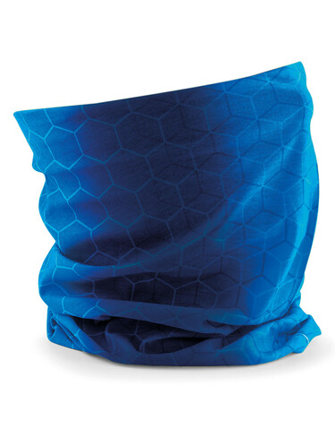 Beechfield Morf™ Geometric, Geo Blue, One Size bedrucken, Art.-Nr. 085693090