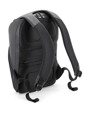 Quadra Project Charge Security Backpack, Black, One Size bedrucken, Art.-Nr. 087301010