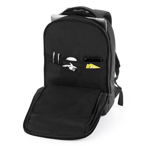 Quadra Q-Tech Charge Convertible Backpack, Black, One Size bedrucken, Art.-Nr. 088301010