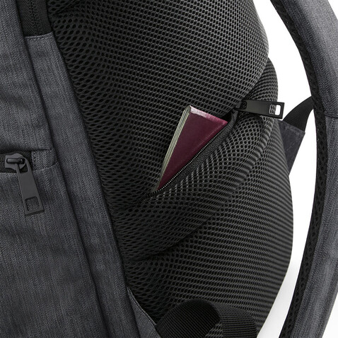 Quadra Q-Tech Charge Roll-Top Backpack, Black, One Size bedrucken, Art.-Nr. 089301010