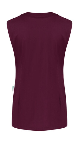 Karlowsky Sleeveless Ladies` Tunic Essential, Sage, 42 bedrucken, Art.-Nr. 089675034