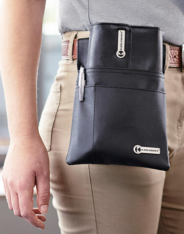 Karlowsky Waiter`s Holster with Belt Pull-Through, Black, One Size bedrucken, Art.-Nr. 092671010 Karlowsky Waiter`s Holster with Belt Pull-Through, Black, One Size bedrucken, Art.-Nr. 092671010