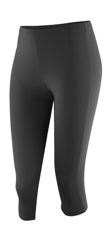 Result Women`s Impact Softex® Capri Pants, Black, XL (16) bedrucken, Art.-Nr. 094331016