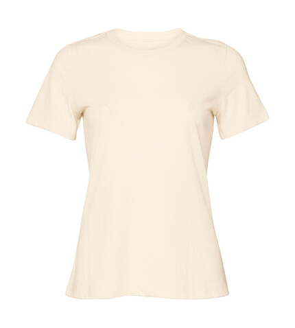 Bella Women`s Relaxed CVC Jersey Short Sleeve Tee, Heather Natural, XL bedrucken, Art.-Nr. 095060106