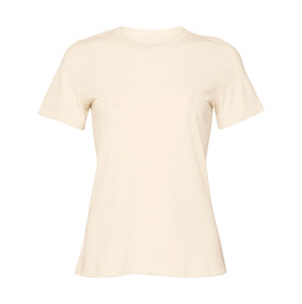 Bella Women`s Relaxed CVC Jersey Short Sleeve Tee, Heather Natural, XL bedrucken, Art.-Nr. 095060106