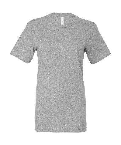 Bella Women`s Relaxed CVC Jersey Short Sleeve Tee, Athletic Heather, M bedrucken, Art.-Nr. 095061234 Bella Women`s Relaxed CVC Jersey Short Sleeve Tee, Athletic Heather, M bedrucken, Art.-Nr. 095061234