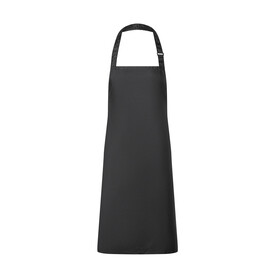 Karlowsky Salon Bib Apron with Buckle, Black, One Size bedrucken, Art.-Nr. 095671010