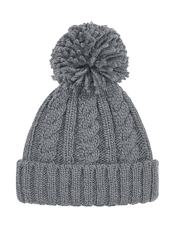 Beechfield Cable Knit Melange Beanie, Light Grey, One Size bedrucken, Art.-Nr. 096691380 Beechfield Cable Knit Melange Beanie, Light Grey, One Size bedrucken, Art.-Nr. 096691380