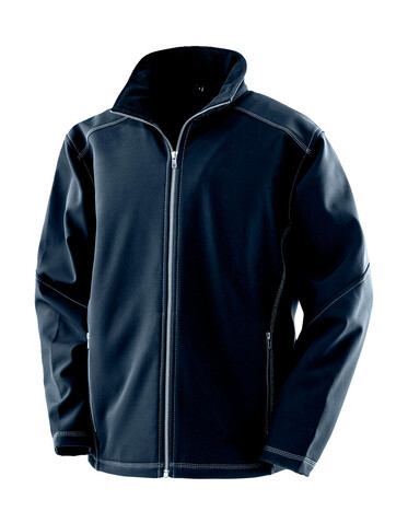 Result Men`s Treble Stitch Softshell, Navy, 2XL bedrucken, Art.-Nr. 098332007