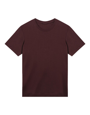 True Blanks Mens Regular Tee, Maroon, 2XL bedrucken, Art.-Nr. 100414457