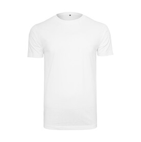 Build Your Brand T-Shirt Round Neck, White, XS bedrucken, Art.-Nr. 101390000