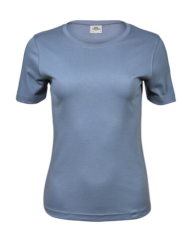 Tee Jays Ladies` Interlock T-Shirt, Flintstone, 2XL bedrucken, Art.-Nr. 101540107