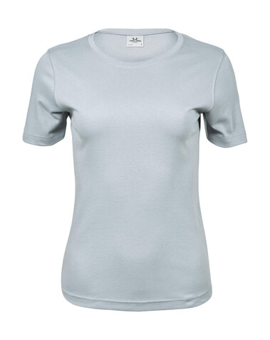 Tee Jays Ladies` Interlock T-Shirt, Ice Blue, S bedrucken, Art.-Nr. 101543273
