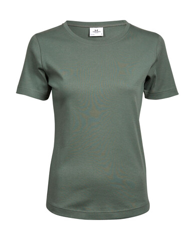 Tee Jays Ladies` Interlock T-Shirt, Leaf Green, 2XL bedrucken, Art.-Nr. 101545117