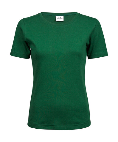 Tee Jays Ladies` Interlock T-Shirt, Forest Green, 2XL bedrucken, Art.-Nr. 101545437