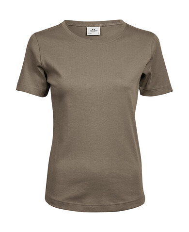 Tee Jays Ladies` Interlock T-Shirt, Clay, S bedrucken, Art.-Nr. 101547023