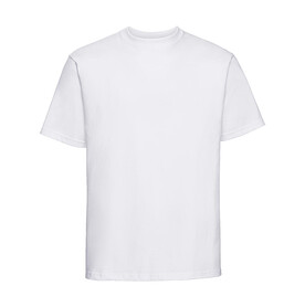 Russell Europe Authentic Heavyweight T, White, S bedrucken, Art.-Nr. 102000003