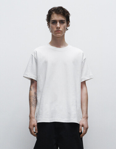 True Blanks Mens Boxy Tee, Off White, 2XL bedrucken, Art.-Nr. 103410017
