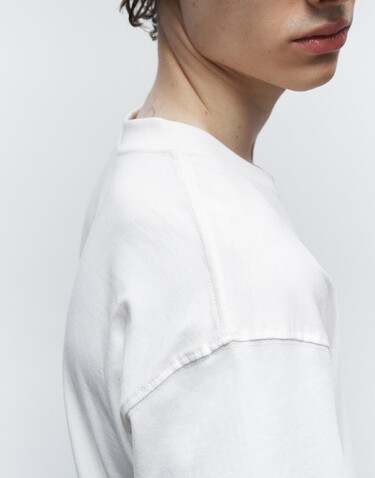 True Blanks Mens Boxy Tee, Off White, 2XL bedrucken, Art.-Nr. 103410017