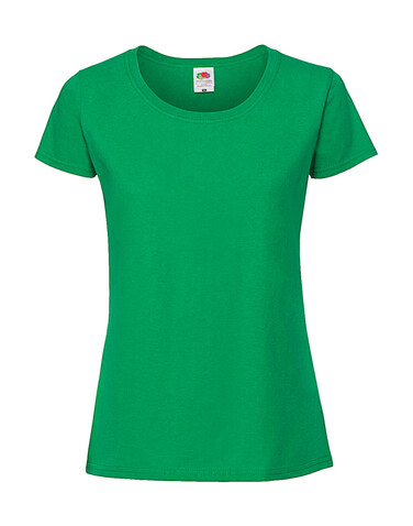 Fruit of the Loom Ladies` Iconic 195 Ringspun Premium T, White, XS bedrucken, Art.-Nr. 104010002