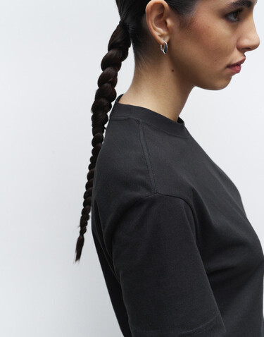 True Blanks Womens Crop Top, Off Black, XS bedrucken, Art.-Nr. 106411022