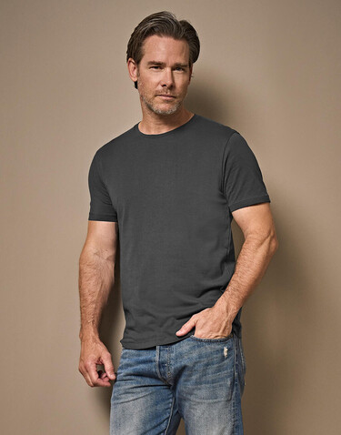 Tee Jays Luxury Tee, Dark Grey, L bedrucken, Art.-Nr. 106541285