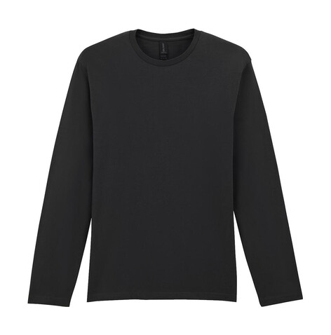 Gildan Softstyle Adult Long Sleeve T-Shirt, Black, M bedrucken, Art.-Nr. 107091014