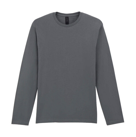 Gildan Softstyle Adult Long Sleeve T-Shirt, Charcoal, M bedrucken, Art.-Nr. 107091304 Gildan Softstyle Adult Long Sleeve T-Shirt, Charcoal, M bedrucken, Art.-Nr. 107091304