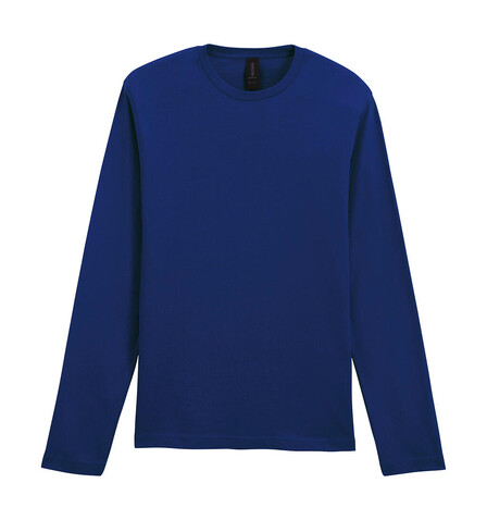 Gildan Softstyle Adult Long Sleeve T-Shirt, Navy, S bedrucken, Art.-Nr. 107092003