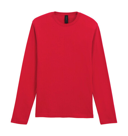 Gildan Softstyle Adult Long Sleeve T-Shirt, Red, L bedrucken, Art.-Nr. 107094005