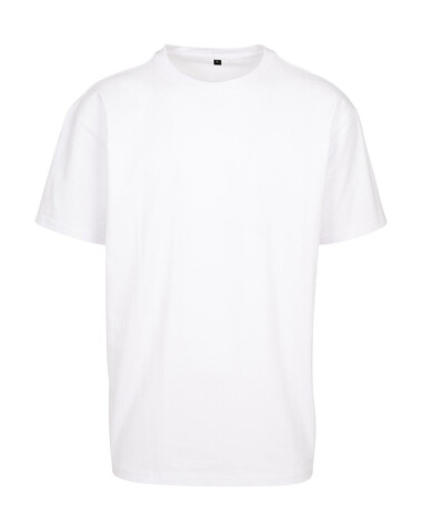 Build Your Brand Heavy Oversize Tee, White, XS bedrucken, Art.-Nr. 107390000