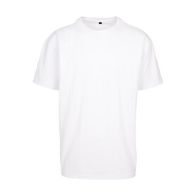 Build Your Brand Heavy Oversize Tee, White, XS bedrucken, Art.-Nr. 107390000