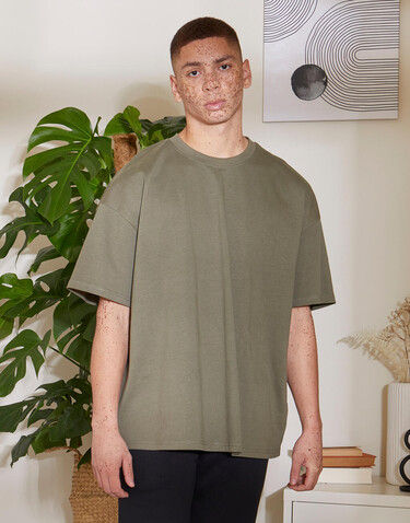 Build Your Brand Ultra Heavy Cotton Box Tee, Union Beige, M bedrucken, Art.-Nr. 108397162