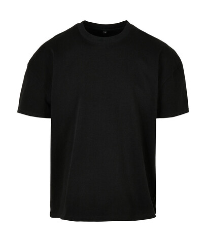 Build Your Brand Ultra Heavy Cotton Box Tee, Black, XL bedrucken, Art.-Nr. 108391014
