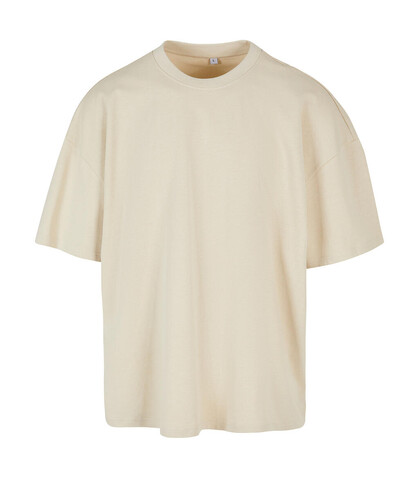 Build Your Brand Ultra Heavy Cotton Box Tee, Sand, M bedrucken, Art.-Nr. 108397412
