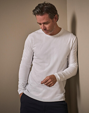 Tee Jays Long Sleeve Fashion Sof Tee, White, S bedrucken, Art.-Nr. 108540002