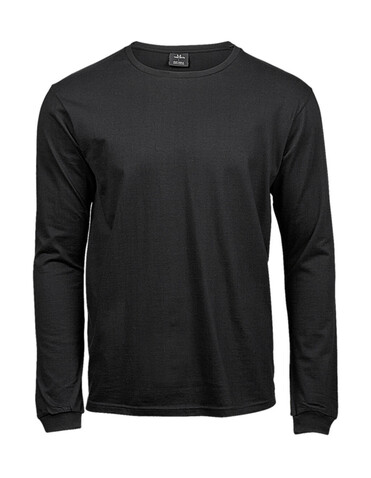Tee Jays Long Sleeve Fashion Sof Tee, Black, S bedrucken, Art.-Nr. 108541012