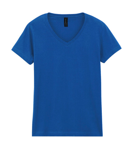 Gildan Softstyle Women`s V-Neck T-Shirt, Royal, 2XL bedrucken, Art.-Nr. 109093007